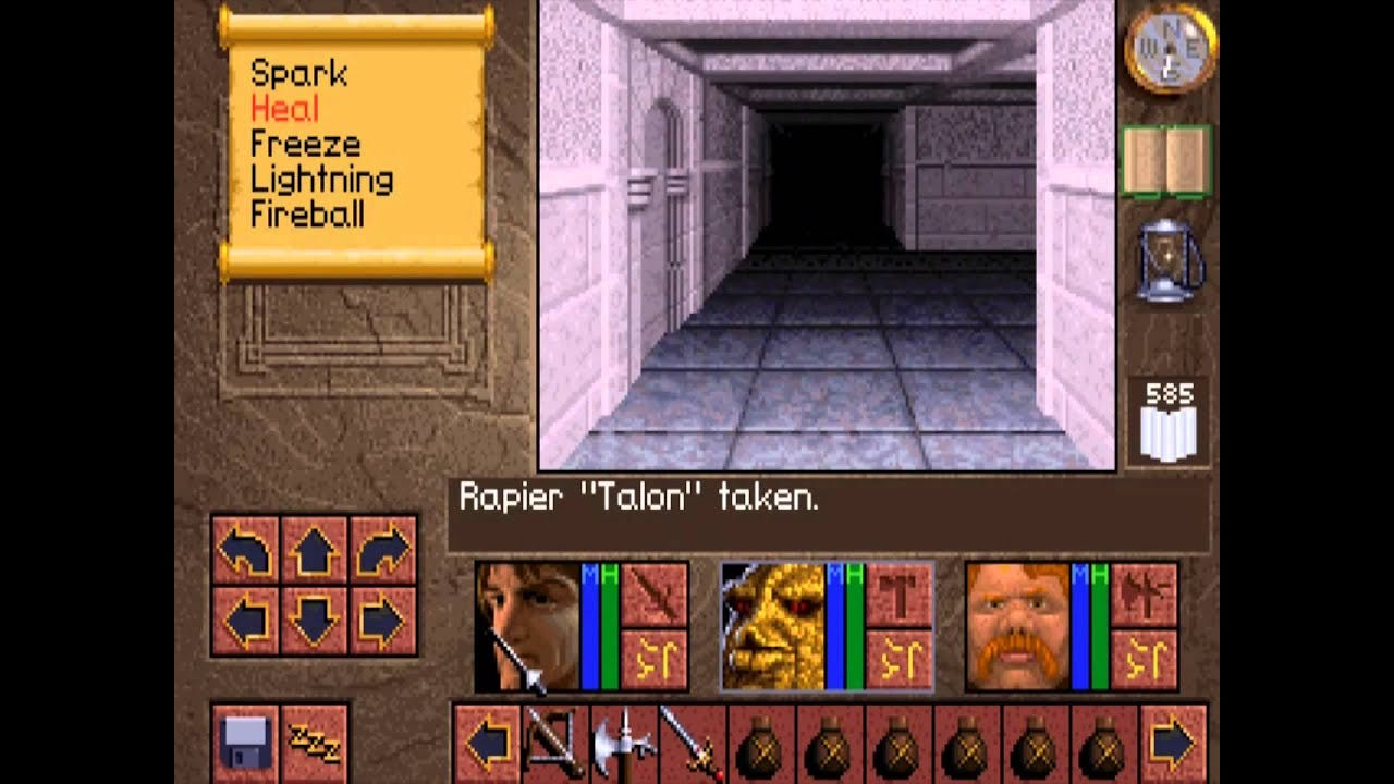 [MS-DOS] Lands of Lore: The Throne of Chaos Прохождение / Walkthrough