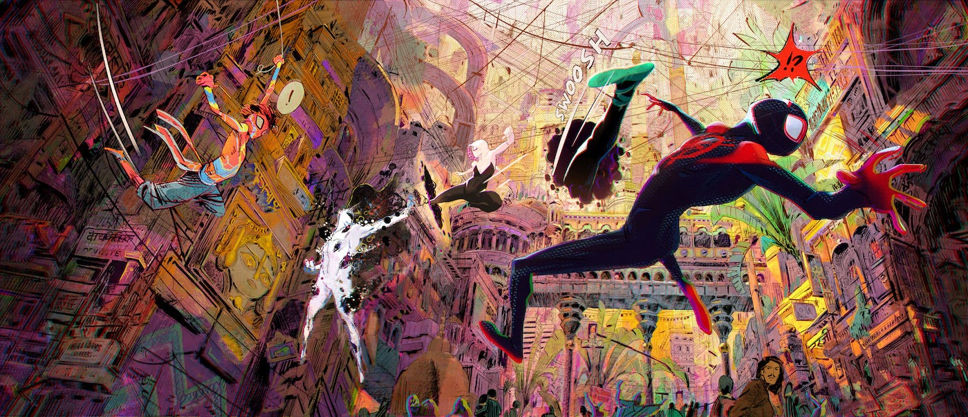 How the “Spider-Man: Across the Spider-Verse” Visual Team Created a  Mesmerizing Multiverse - The Credits
