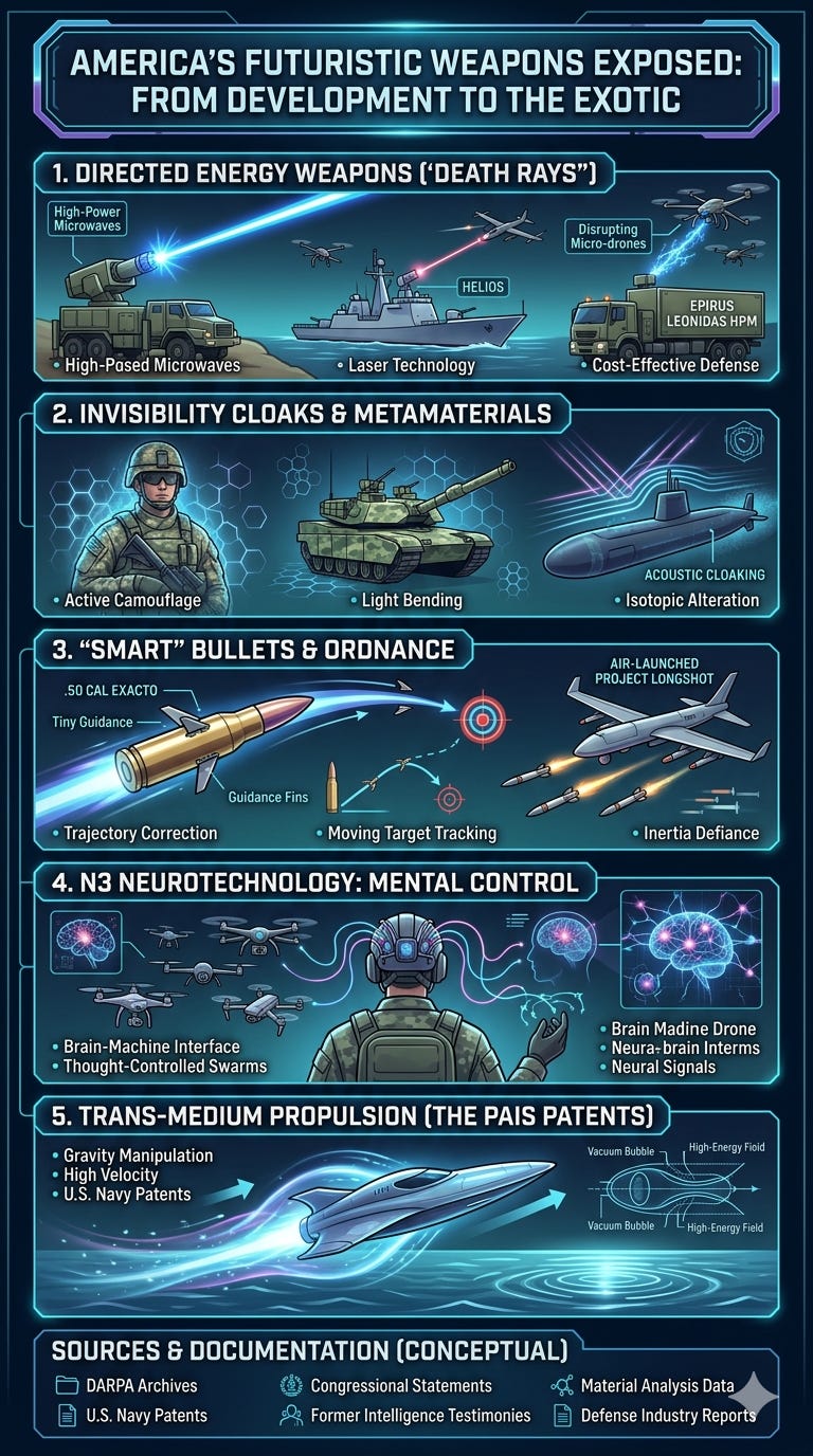 Death Rays, Invisibility, and Smart Bullets