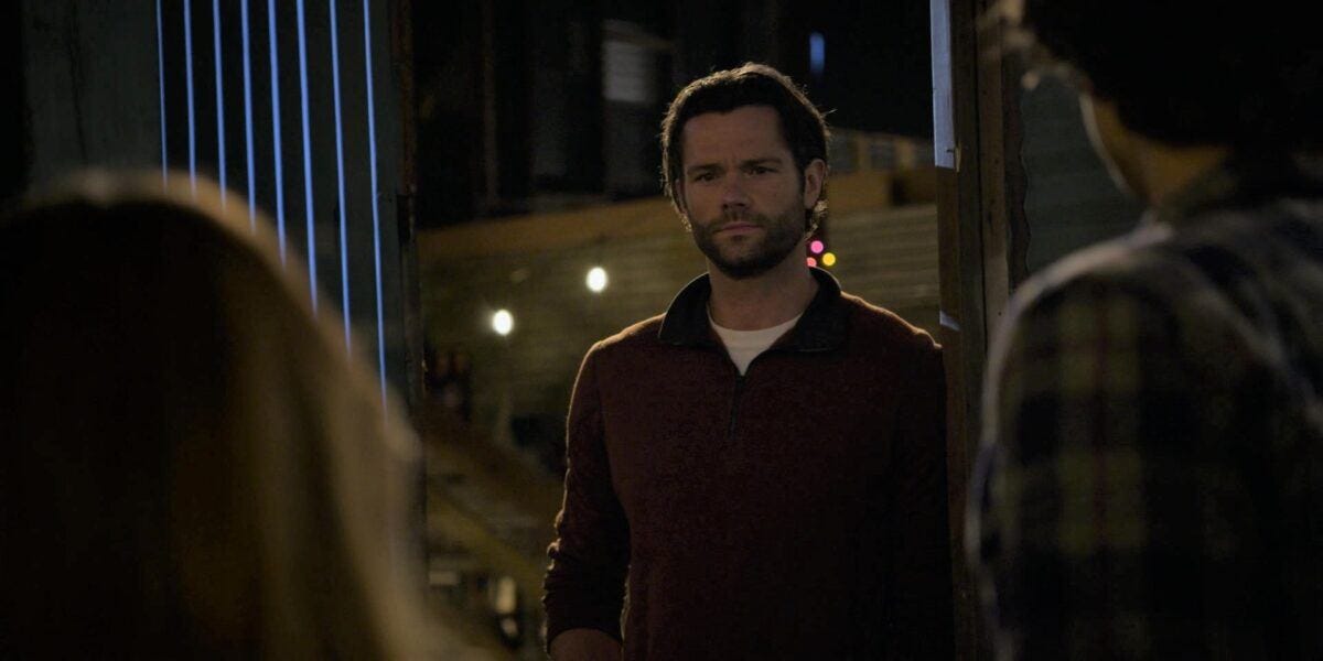 Walker Jared Padalecki catches Stella almost kissing Trevor in barn Walker Jared Padalecki catches Stella almost kissing Trevor in barn