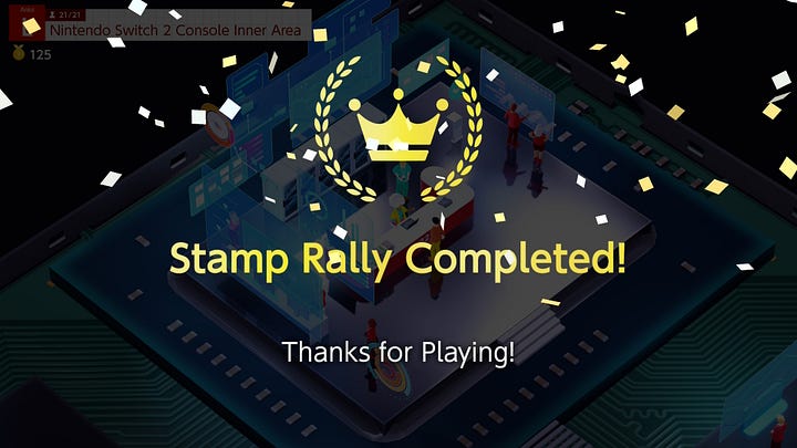 Nintendo Switch 2 Welcome Tour completed