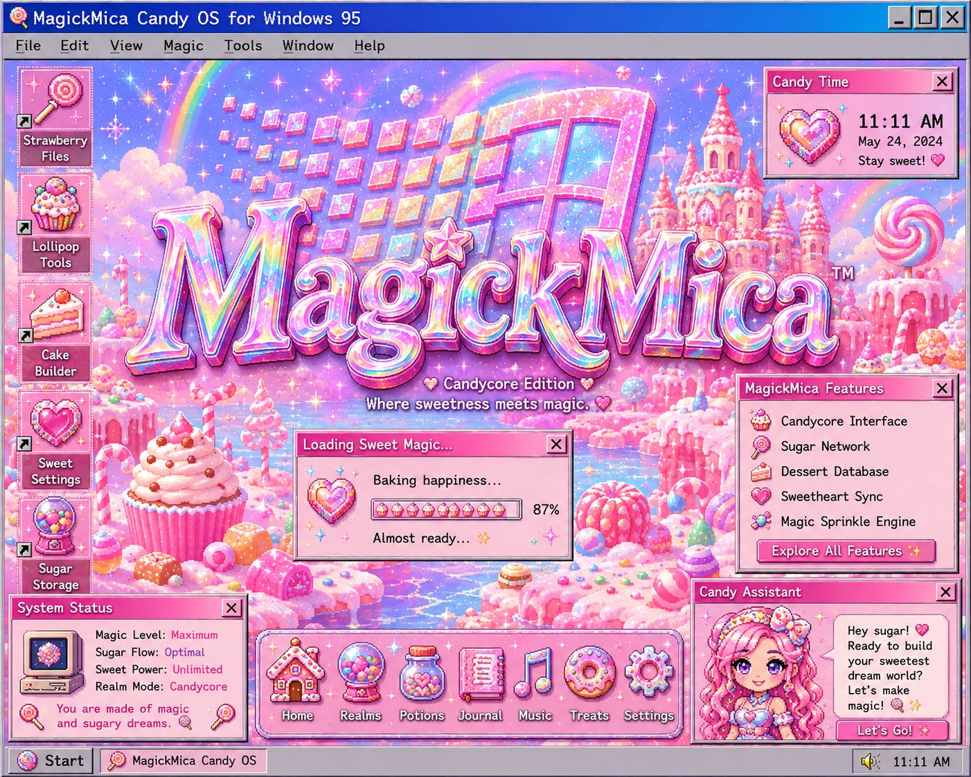 Candy OS for Windows 95