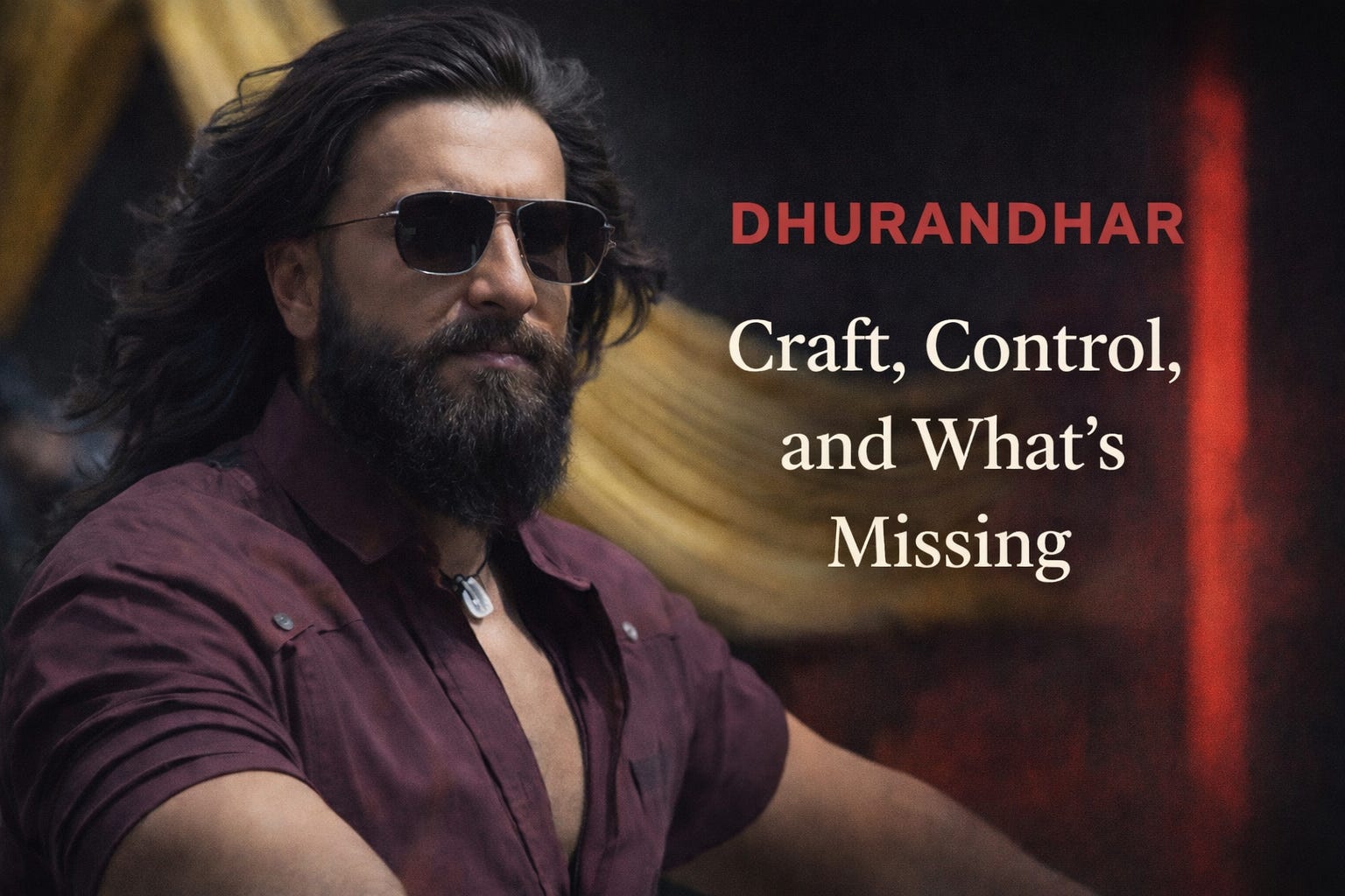 Why Dhurandhar Works—and Where Its Craft Stops Short: Part 1