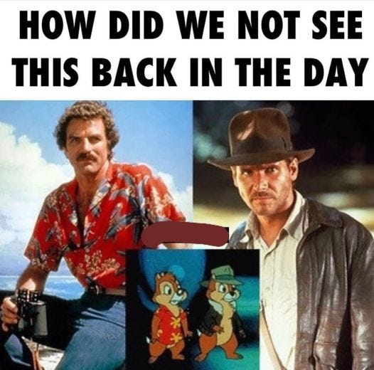 May be an image of 2 people and text that says 'HOW DID WE NOT SEE THIS BACK IN THE DAY'