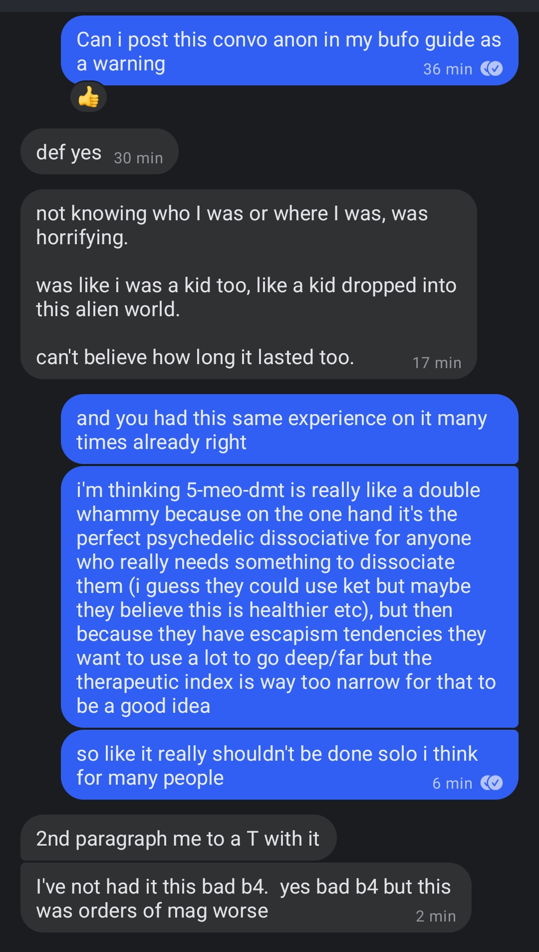 bufo overuse conversation thread 2 of 2