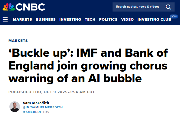 People concerned we’re in an AI bubble