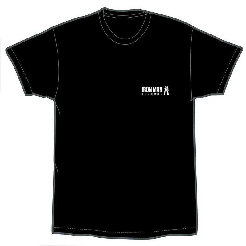 Iron Man Records T-Shirt Front Web Iron Man Records T-Shirt Front Web
