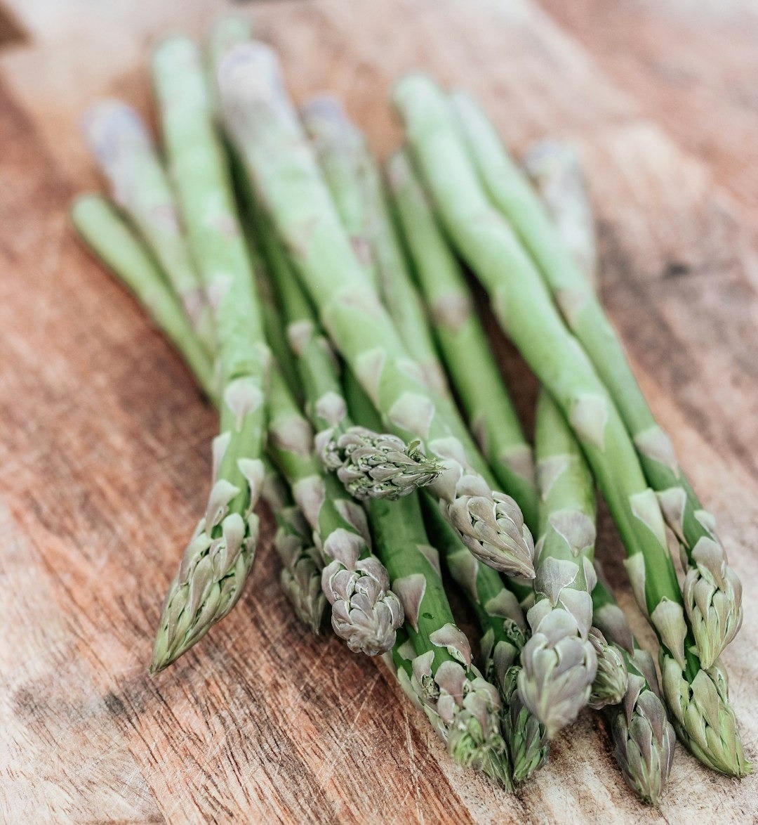 pile of asparagus pile of asparagus