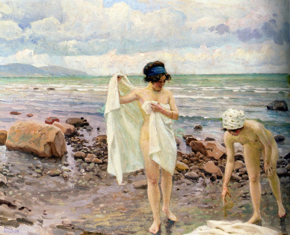 Paul Fischer Badende Kvinder (The Bathers).jpg Paul Fischer Badende Kvinder (The Bathers).jpg