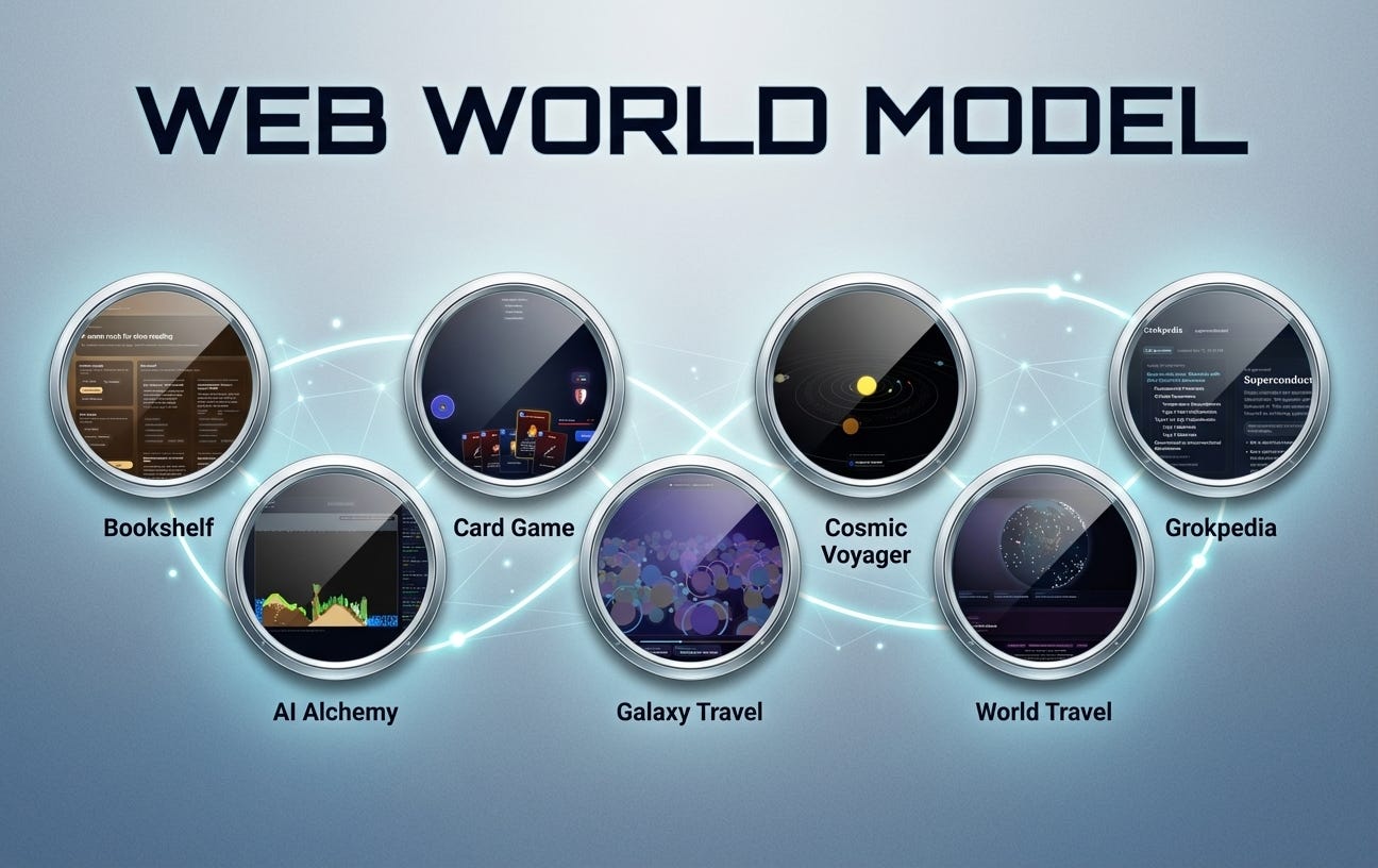 Web World Models Teaser
