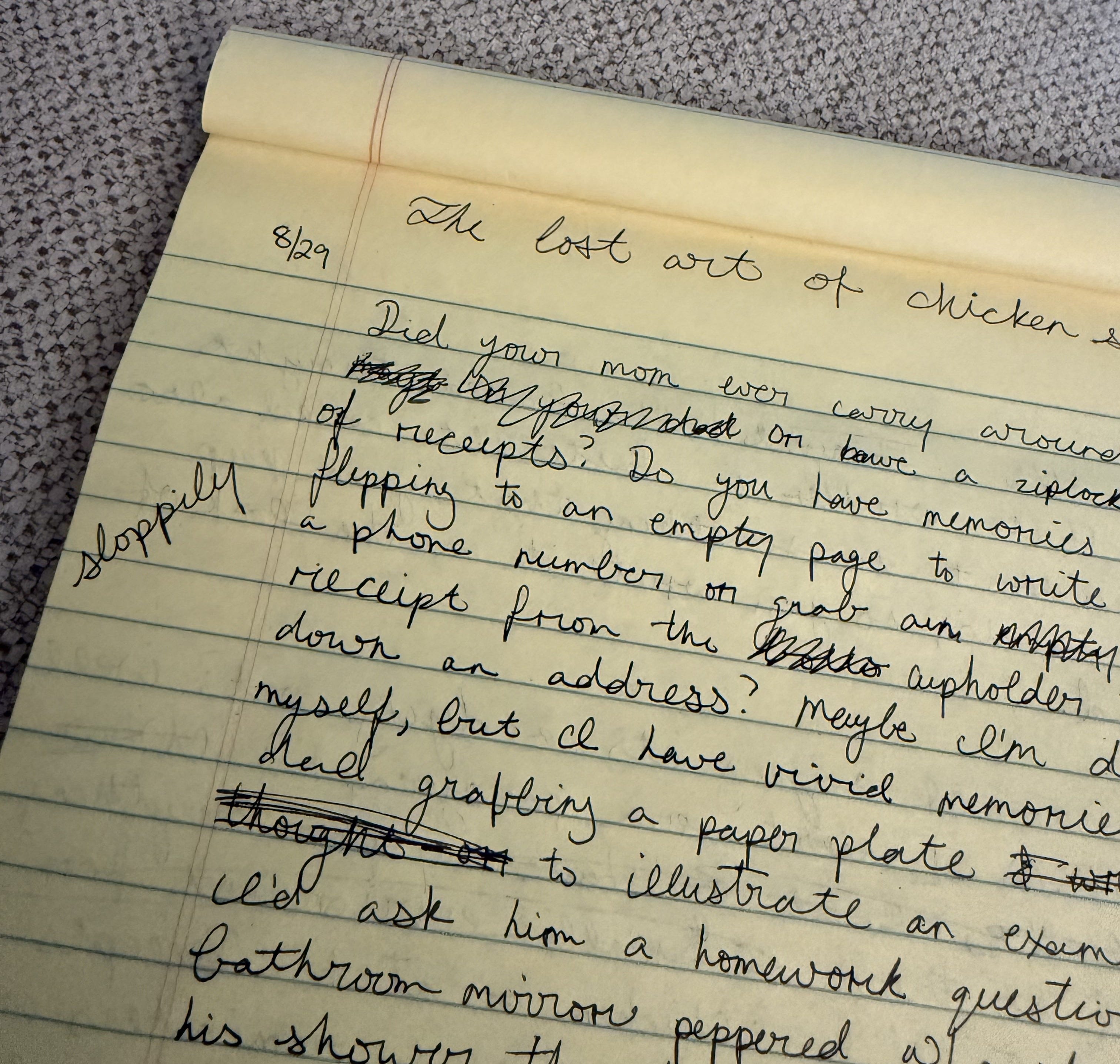 The Lost Art of Chicken Scratch & Why You Need It Back In Your Life