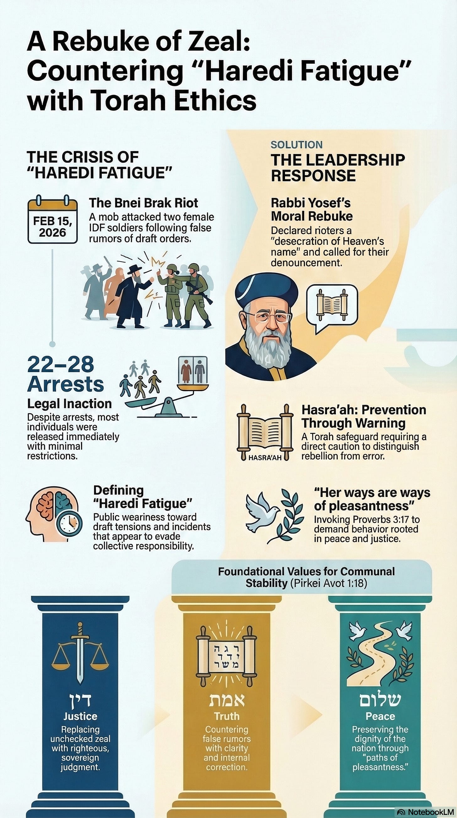 Rabbi Yosef Acts: Positive Push Against Emerging "Haredi Fatigue" Rabbi Yosef Acts: Positive Push Against Emerging