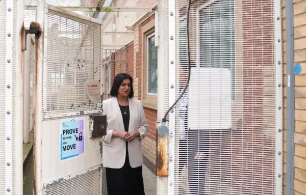 Justice Secretary Shabana Mahmood during a visit to HMP Bedford in Harpur, Bedfordshire, on July 12, 2024. (Joe Giddens/PA Wire) Justice Secretary Shabana Mahmood during a visit to HMP Bedford in Harpur, Bedfordshire, on July 12, 2024. (Joe Giddens/PA Wire)