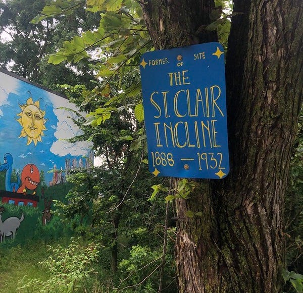 St Clair Incline sign near the Arlington Rec Center