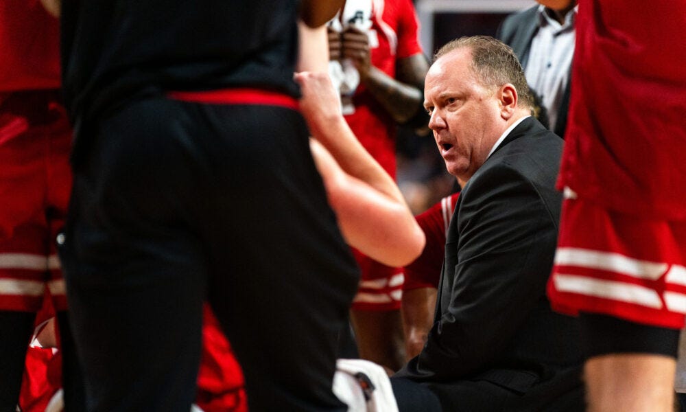 Wisconsin basketball head coach Greg Gard
