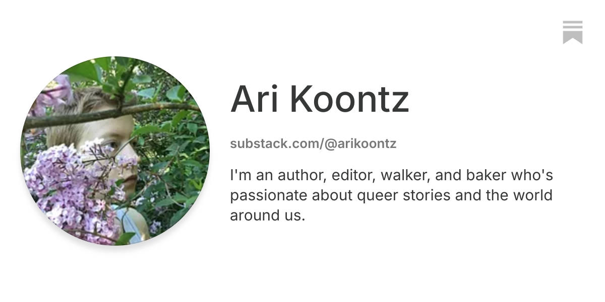 Ari Koontz | Substack