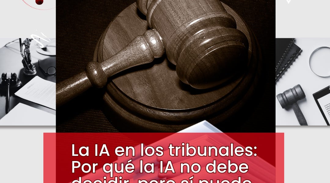 La IA en los tribunales: Por qué la IA no debe decidir, pero sí puede ...