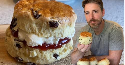 Raisin Scones from the Irish Baker Abroad