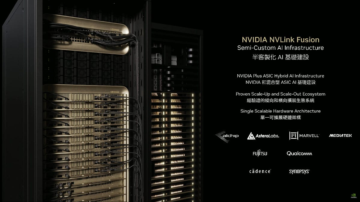NVLink Fusion: Embrace, Extend, Extinguish