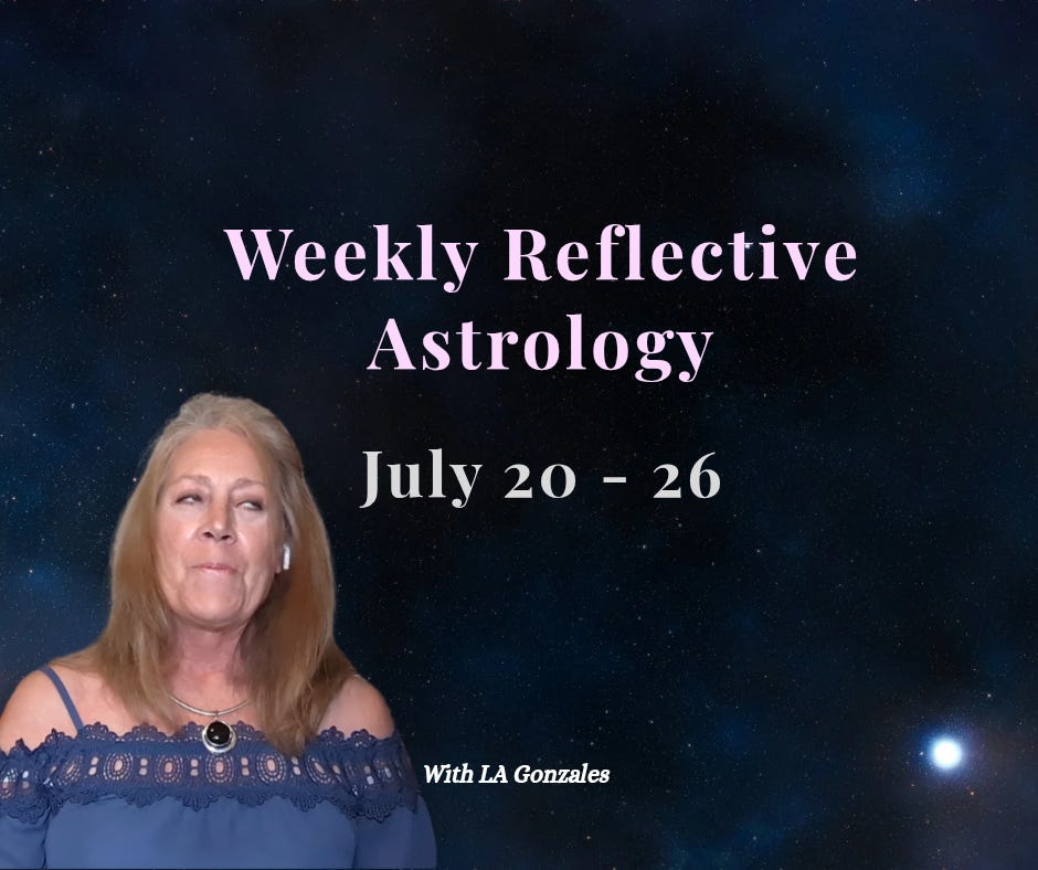 Weekly Reflective Astrology with LA Gonzales Weekly Reflective Astrology with LA Gonzales