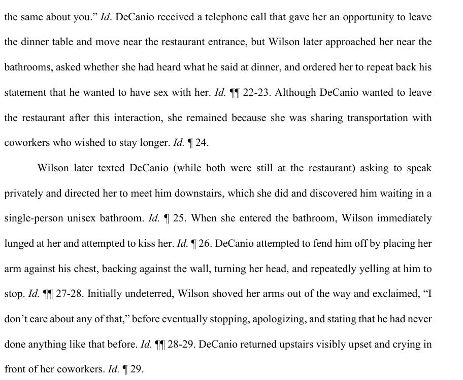 Senior U.S. District Judge Anthony J. Trenga issued a Memorandum Opinion denying Deloitte’s motion to dismiss DeCanio’s hostile-work-environment claim Senior U.S. District Judge Anthony J. Trenga issued a Memorandum Opinion denying Deloitte’s motion to dismiss DeCanio’s hostile-work-environment claim