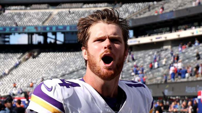 Vikings QB Sam Darnold Under Fire Ahead of 49ers Matchup
