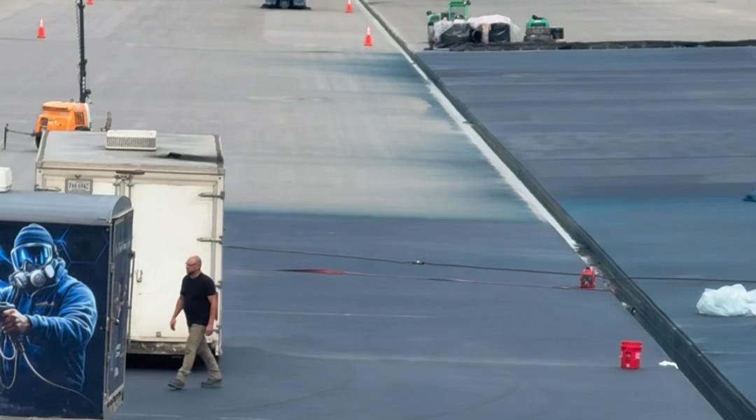 Did Trump’s motorcade destroy the Lincoln Reflecting Pool?