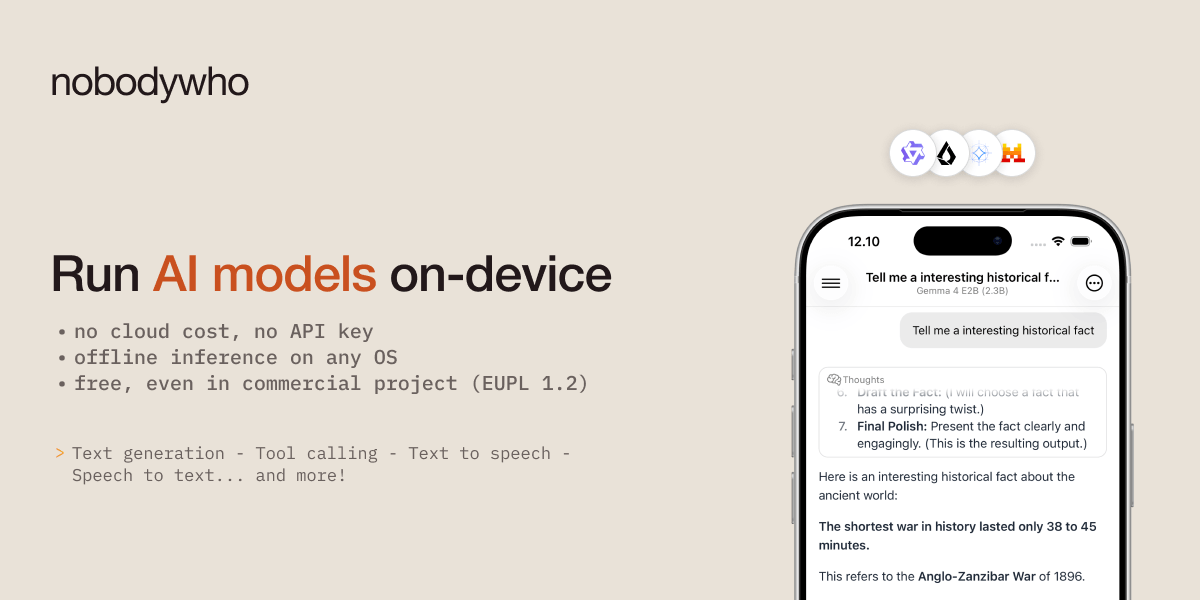 On-device AI for React & React Native