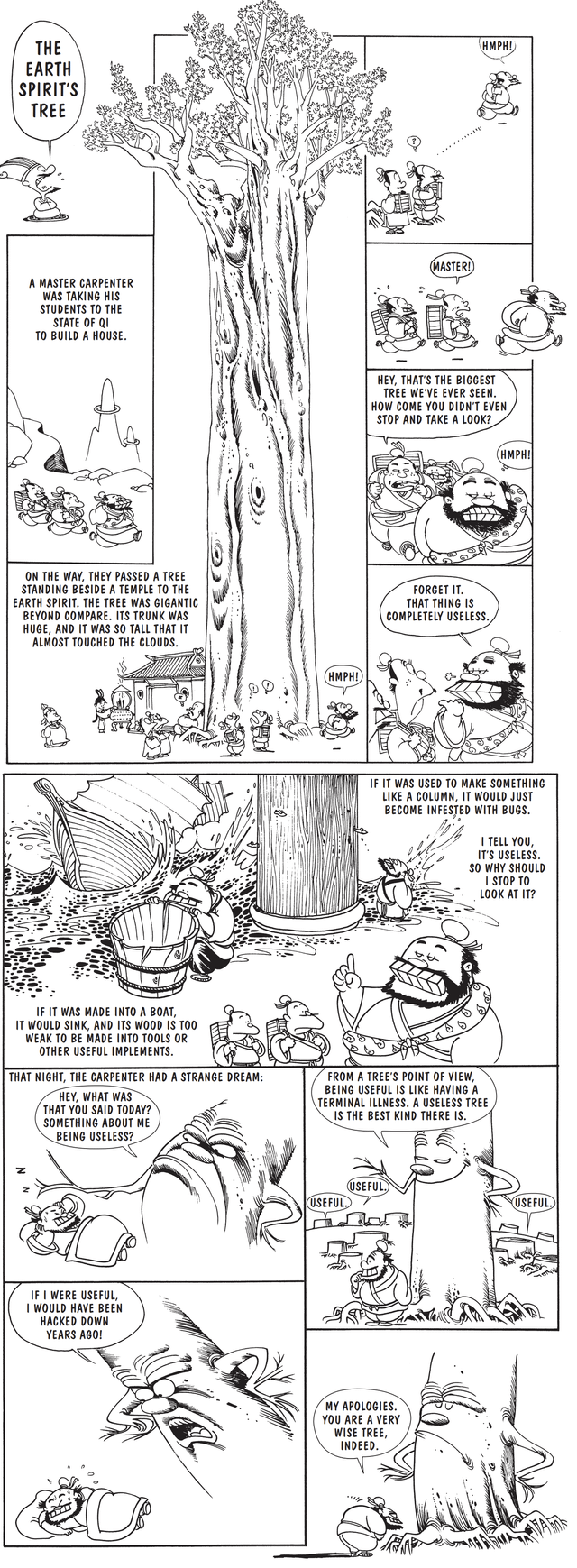 Zhuangzi - Chapter 4 (In Human Society) - The Earth Spirit's Tree : r/taoism