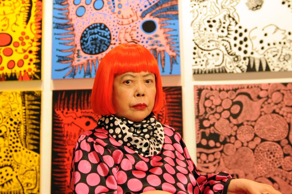 Artista Yayoi Kusama morre aos 97 anos Artista Yayoi Kusama morre aos 97 anos