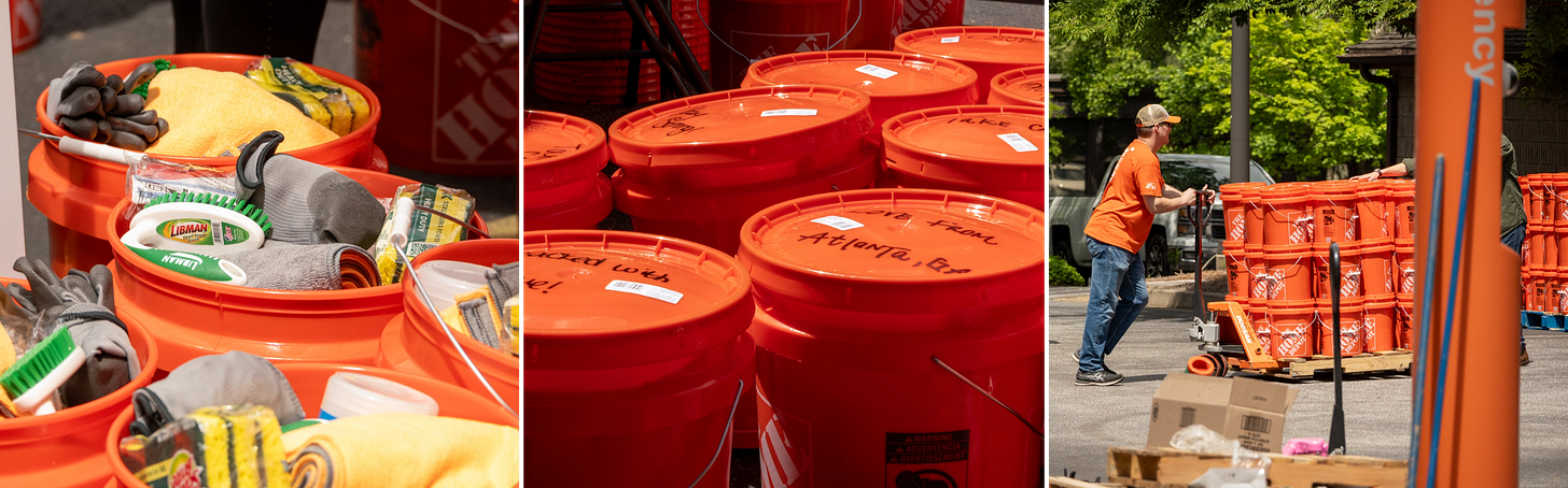 Disaster kitting response