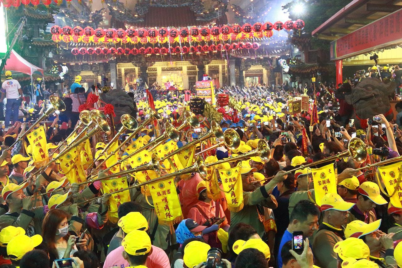 大甲媽祖遶境文化現場|來源:內政部臺灣宗教百景 大甲媽祖遶境文化現場|來源:內政部臺灣宗教百景