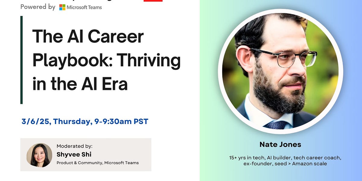 Nate Rojas The AI Career Playbook: Thriving in the AI Era with Nate Jones