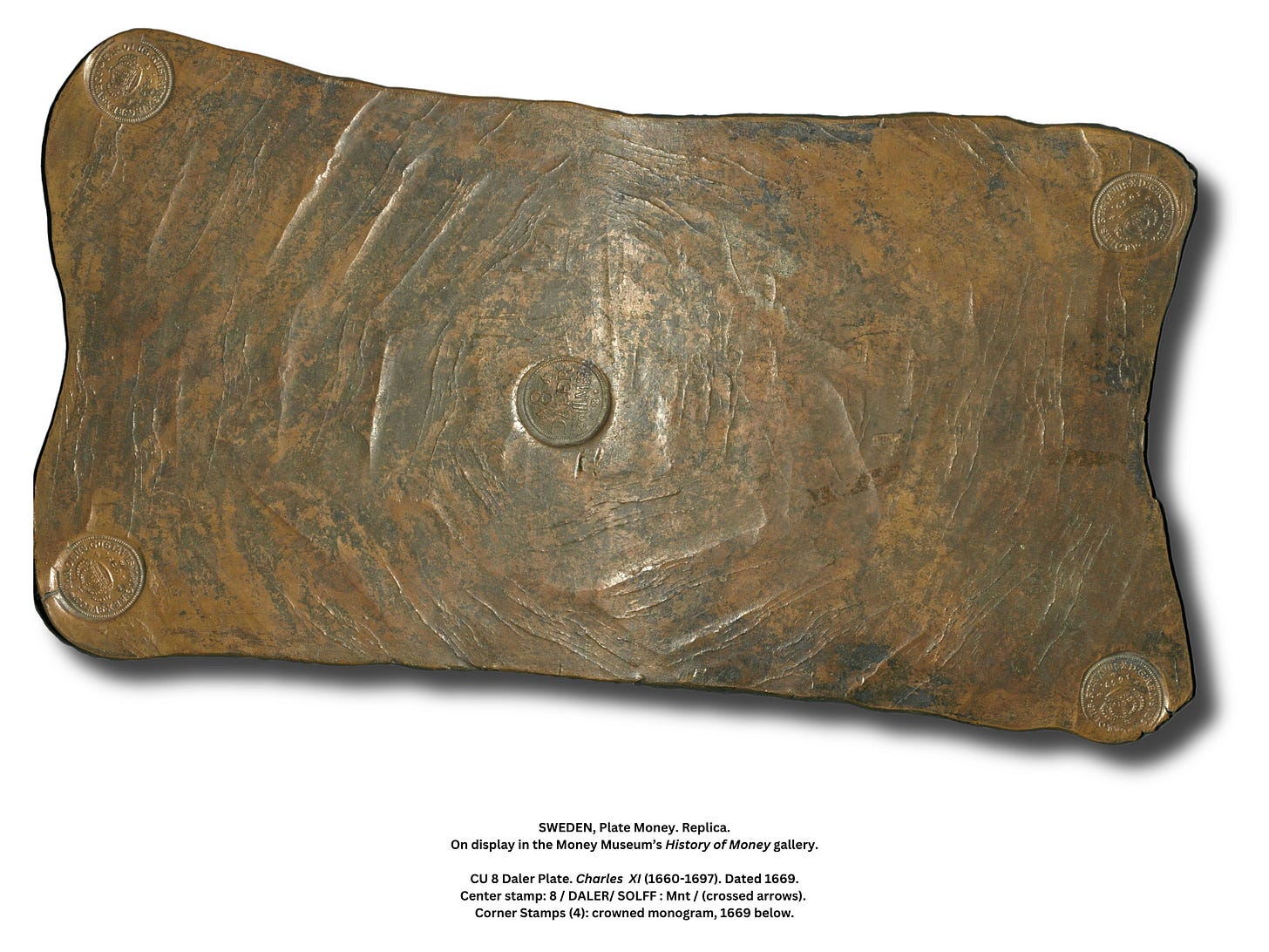 Tales From the Vault - Swedish Plate Money: Too Heavy to Steal! - American  Numismatic Association : American Numismatic Association