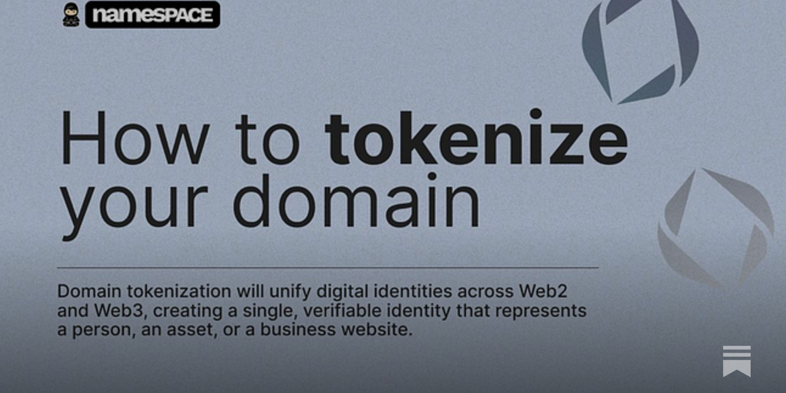 Tokenize your Domain using ENS app - Namespace
