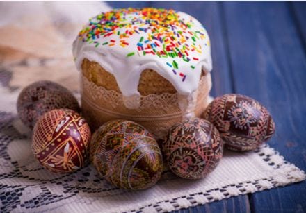 Paska or Ukrainian Easter Cake Paska or Ukrainian Easter Cake
