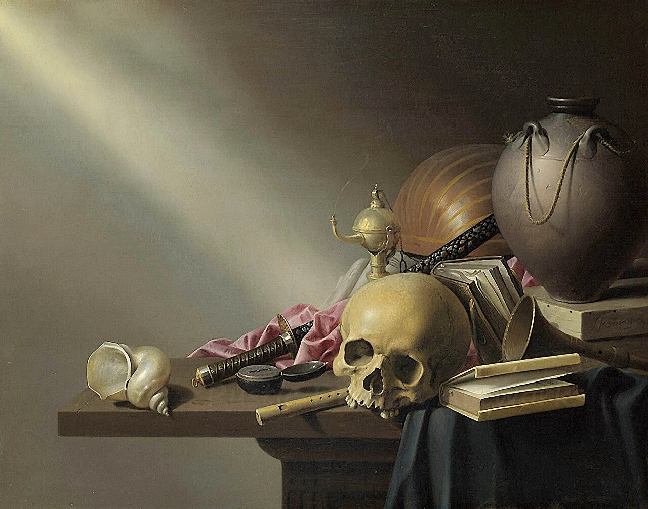 Steenwijck vanitas still life with skull Steenwijck vanitas still life with skull