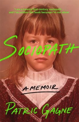Book cover for Sociopath: A Memoir