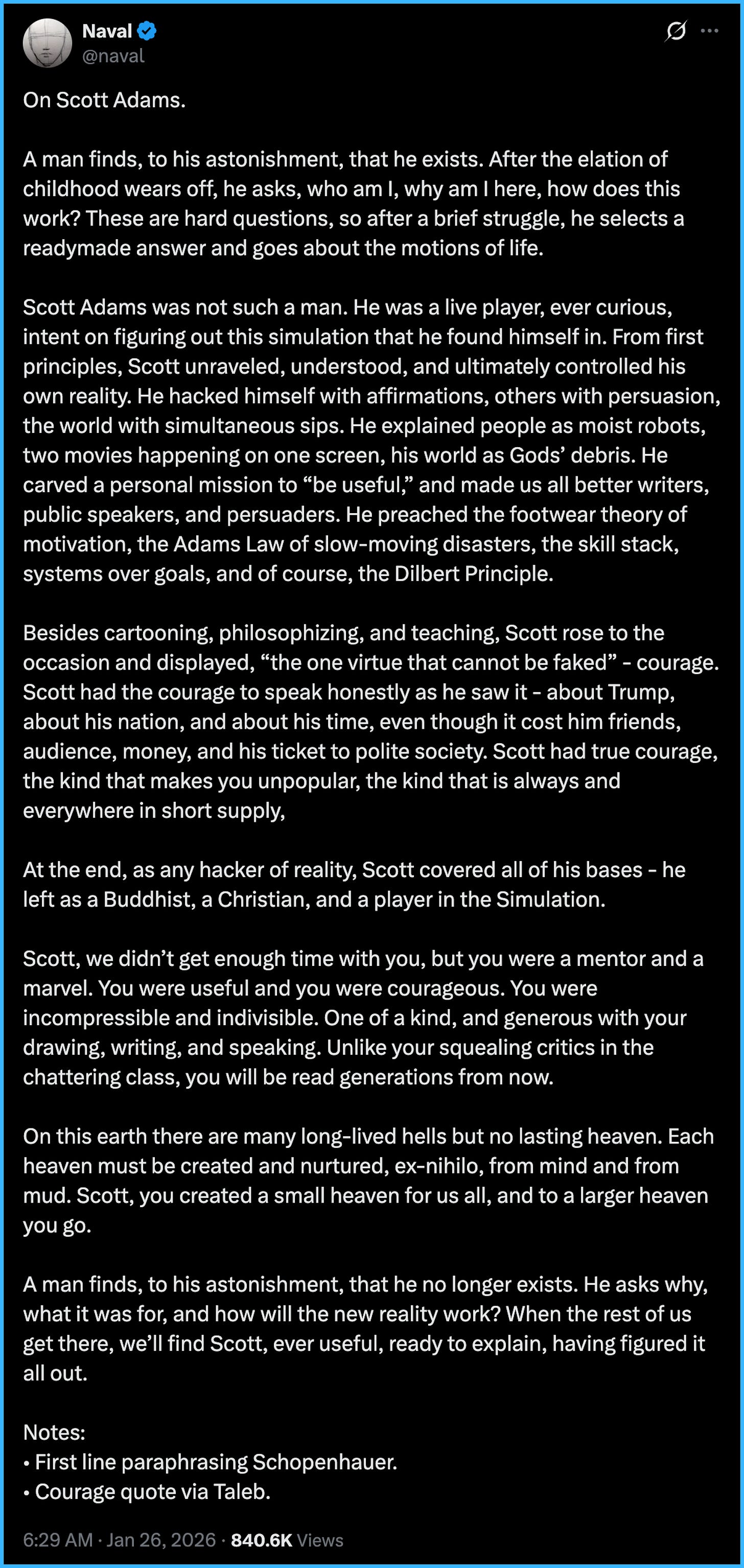 Naval Ravikant on Scott Adams