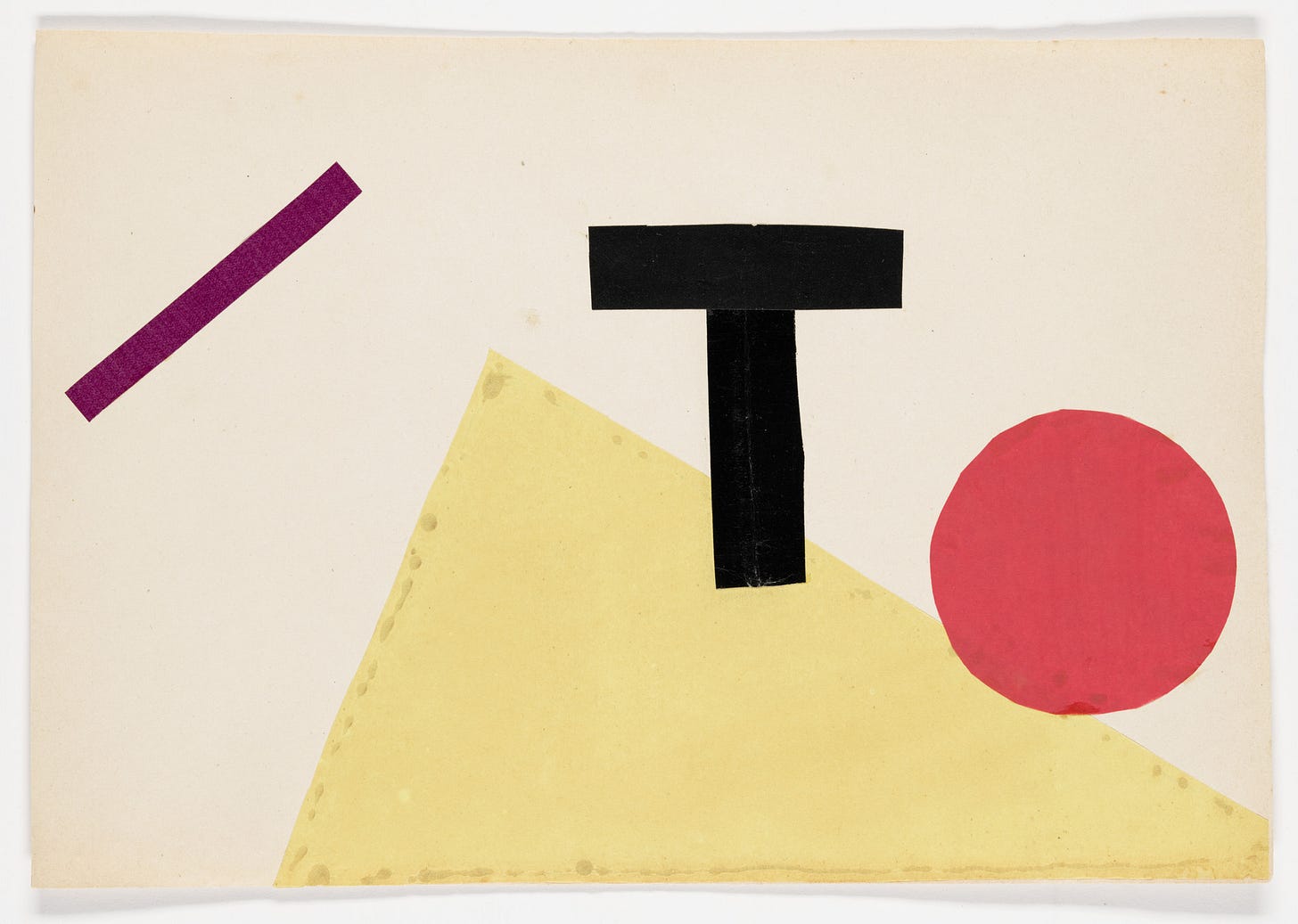 Aleksej Kručënych – Vasilij Kamenskij, Untitled from 1918, (collage from a book with eight collages (including cover, one with letterpress), four lithographs (three with collage additions), and lithographed manuscript text), 1917, Edition of 6 known examples [MoMA, New York, NY]