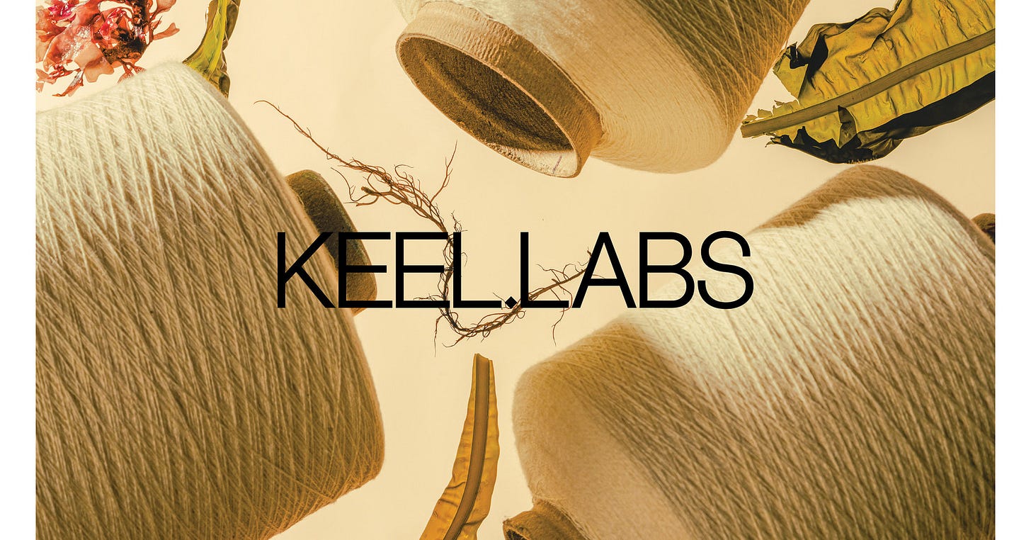 AlgiKnit Rebrands to Keel Labs, Supporting Company Mission as A Platform  for Climate-Focused Material Solutions