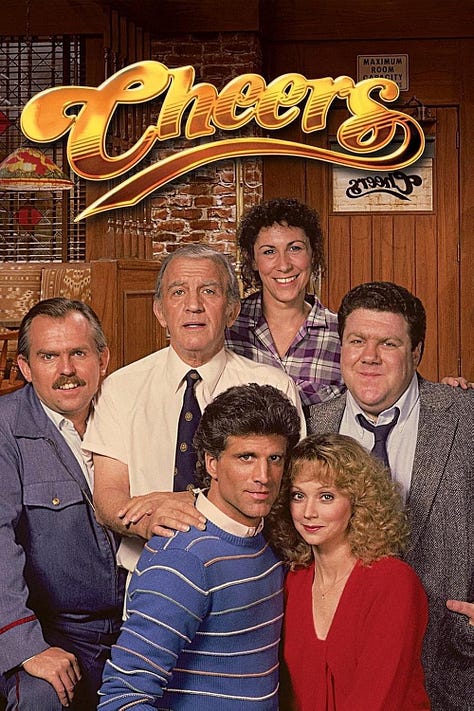 six photos of 80s Sitcoms