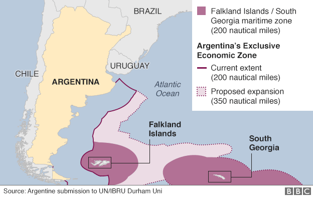 Falkland Islands seek clarity on new ruling expanding Argentina's sea  control - BBC News