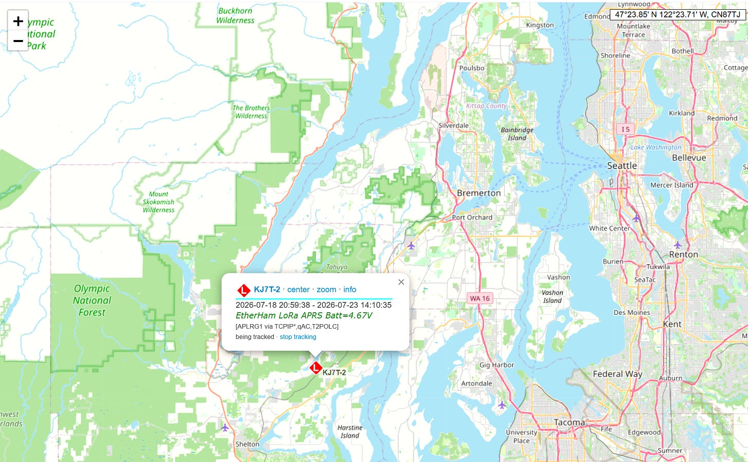 LoRa APRS station reporting on APRS-IS shows up on aprs.fi map LoRa APRS station reporting on APRS-IS shows up on aprs.fi map