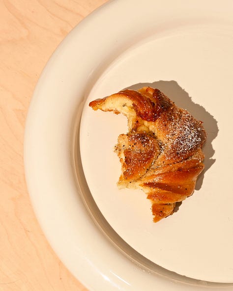 shakes, cardamom buns, oj, masa cake, porridge, air fries by la-based photographer danielle g. adams