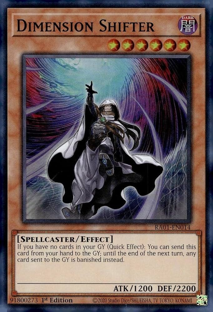 Dimension Shifter - RA01-EN014 - Super Rare - 1st Edition