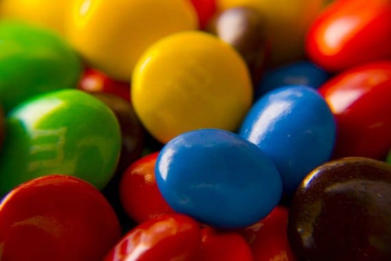 Be Specific M&Ms Photo: Be Specific