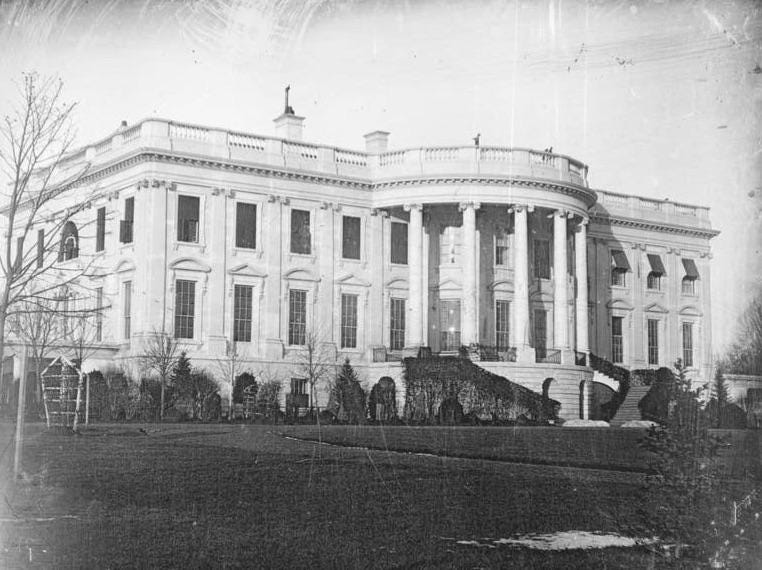 The earliest known photograph of the White House, captured in 1846. The earliest known photograph of the White House, captured in 1846.