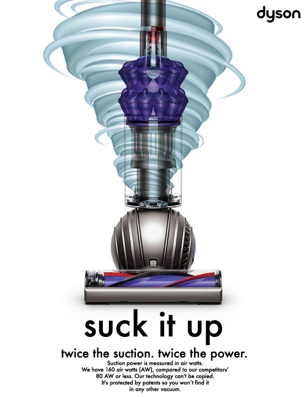 Suck it Up - Dyson Ad Campaign (for class) :: Behance
