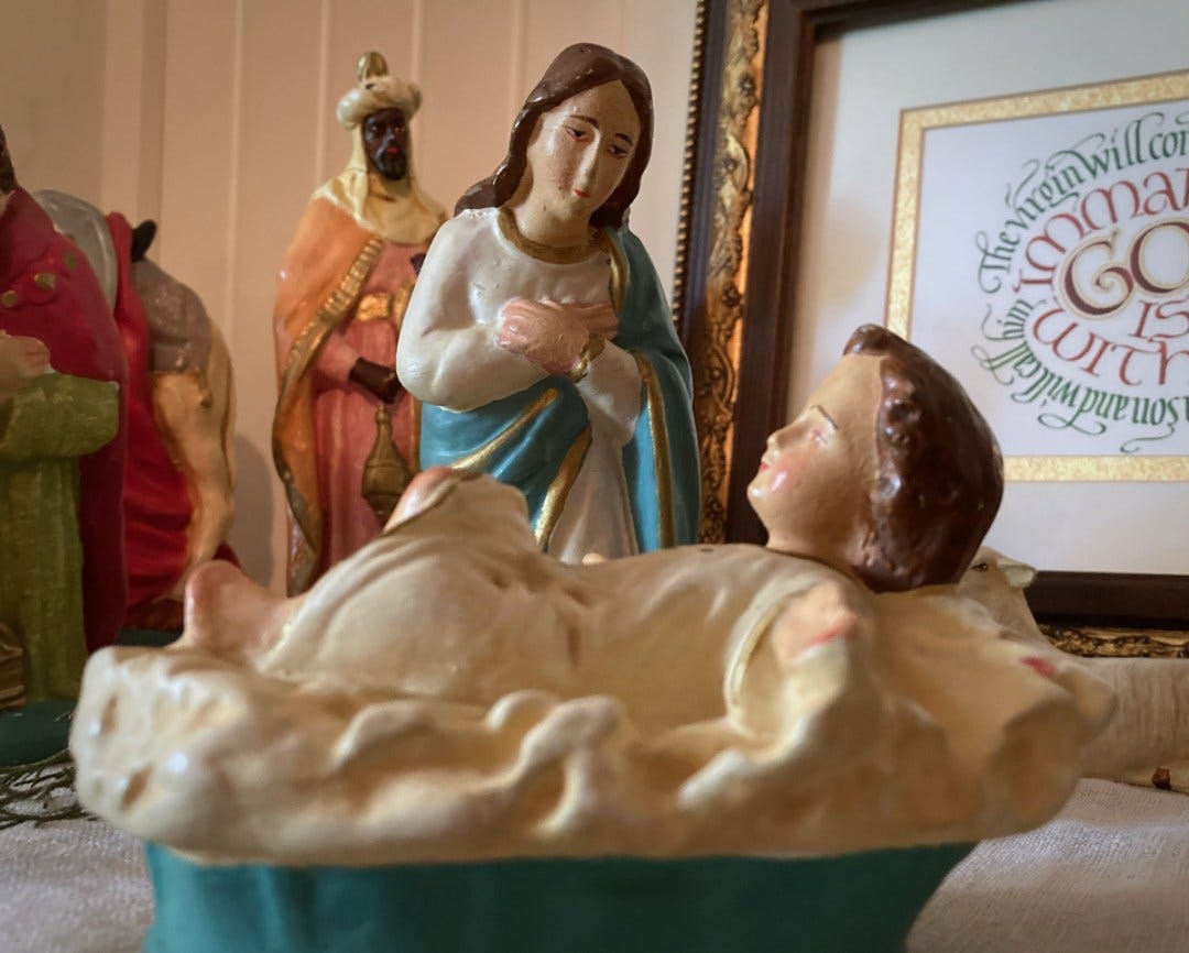 big-jesus Photo of Mary and Jesus figurine
